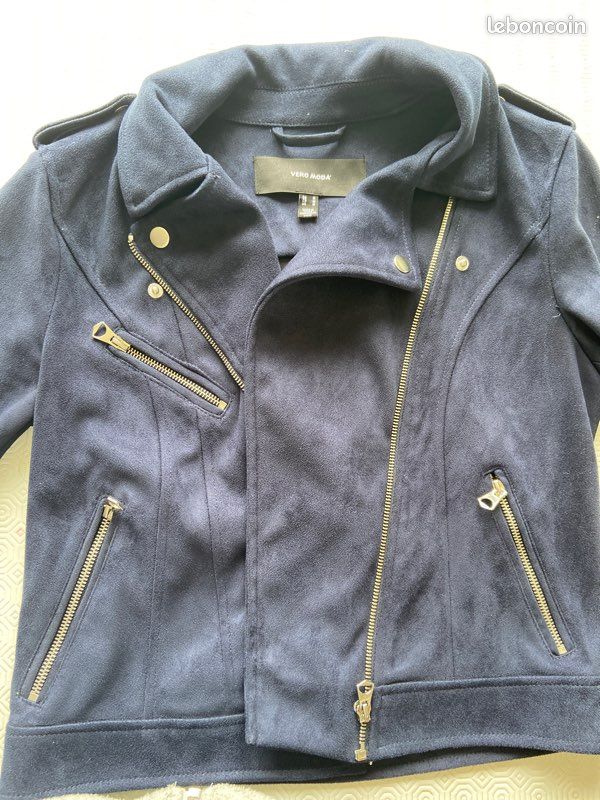 Blouson femme bleu (image 2)