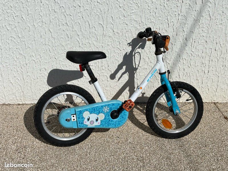 Vélo enfant btwin 14 pouces avec petites roues (image 1)