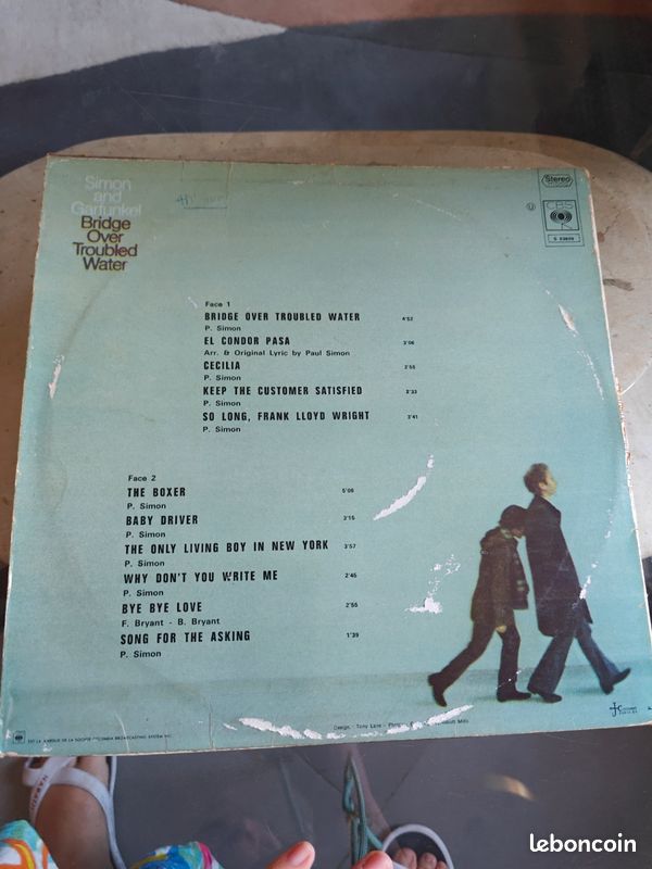 Vinyl Simon and Garfunkel Bridge over troubled water (image 2)