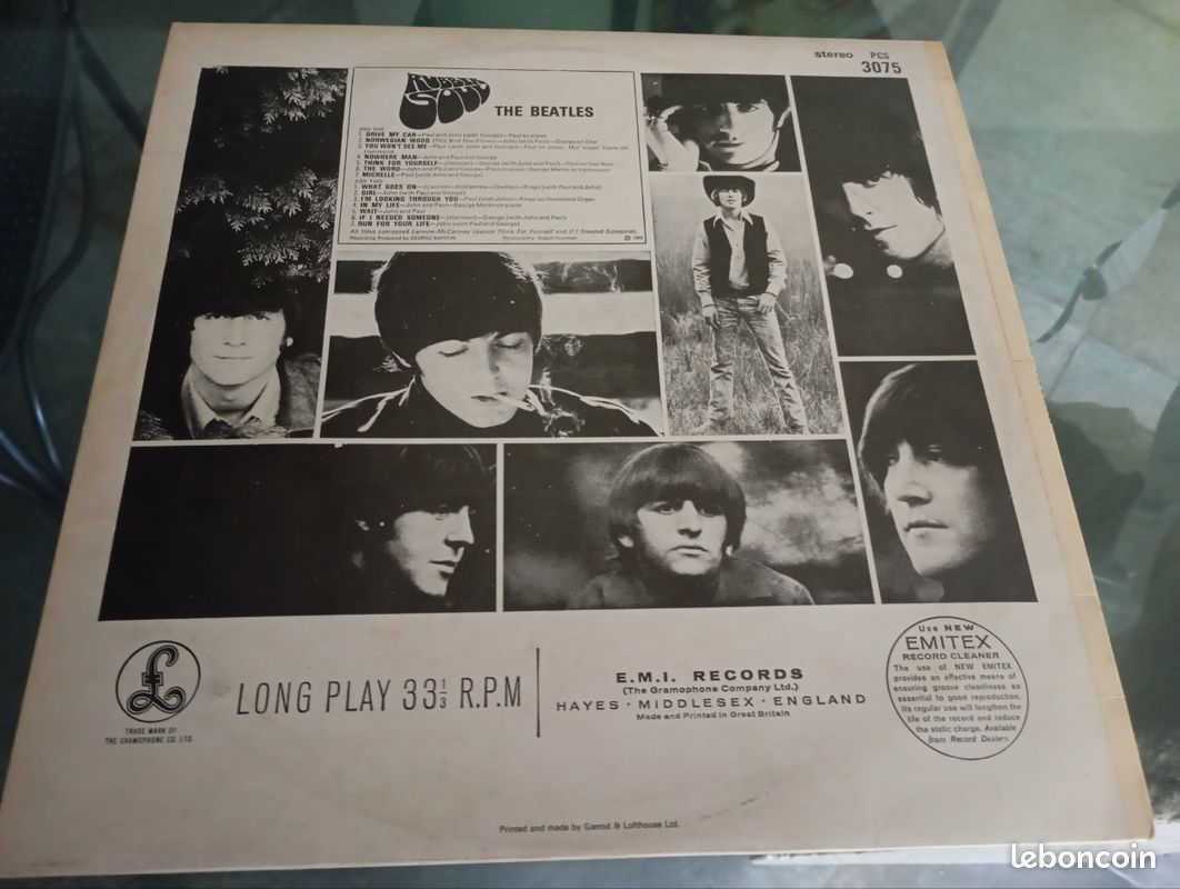 The Beatles. 33 T .RUBBER SOUL. Tbe (image 2)