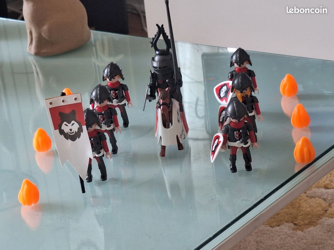 Playmobil soldat médiéval moyen âge chevalier lot5 (image 4)