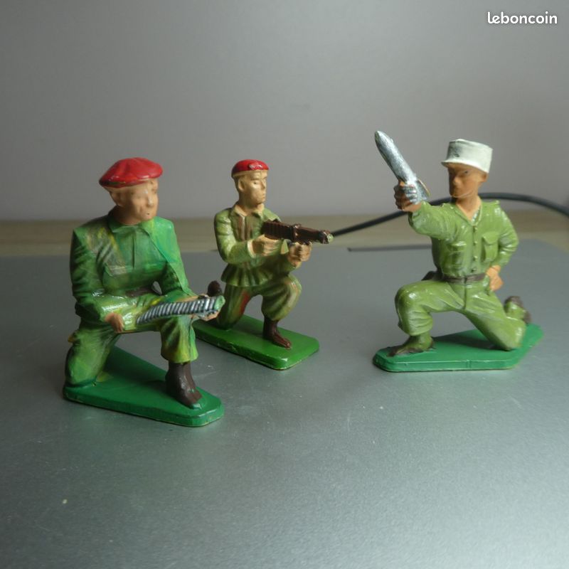 Lot De Figurines STARLUX - Soldats WW2 - Légionnaires, Allemand, Américain - Occasion