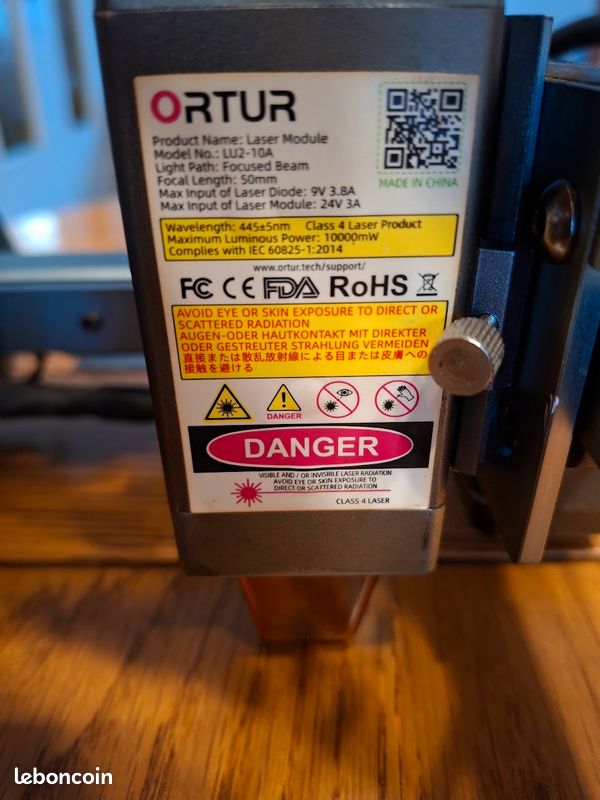 Graveur laser Ortur Laser Master 3 – Module 10W + compresseur air assist (image 3)