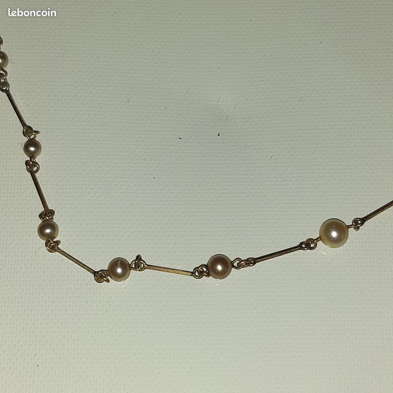 Collier Fantaisie Doré - Neuf Avec étiquettes
