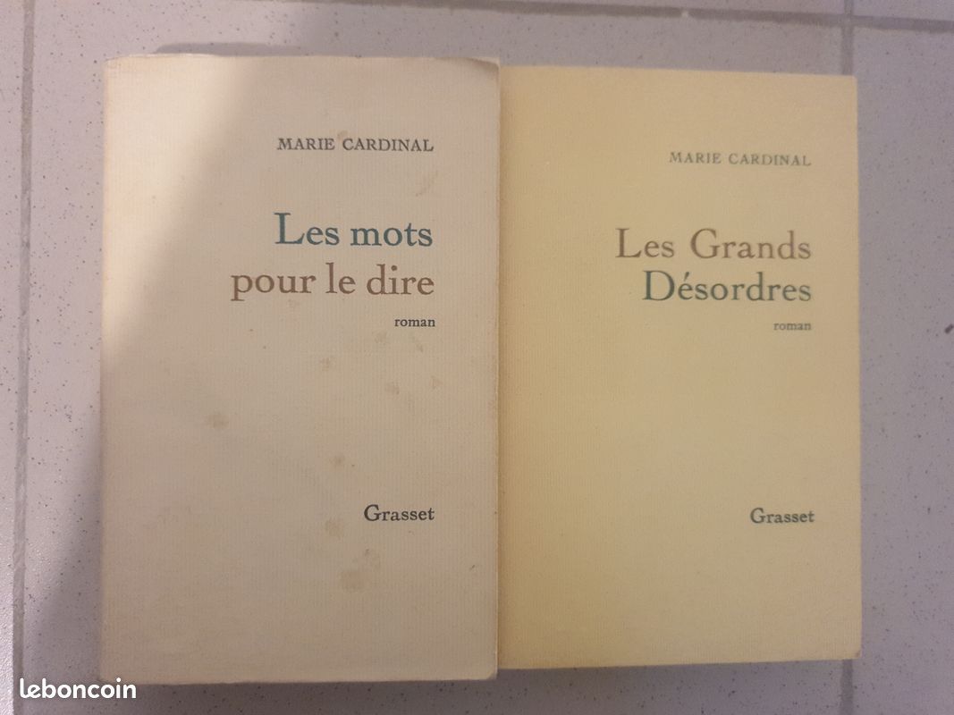 Lot de 2 livres de Marie Cardinal (image 1)