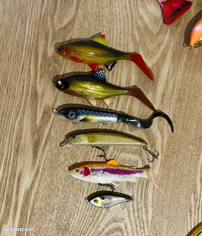 2 L&S MirrOlures vintage : leurres de pêche anciens