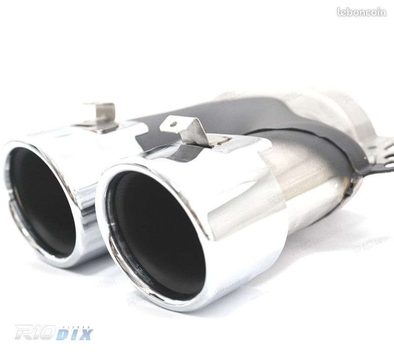 Embouts D'échappement Style AMG E63 Pour Mercedes GLC SUV X253 - Chrome - Neufs