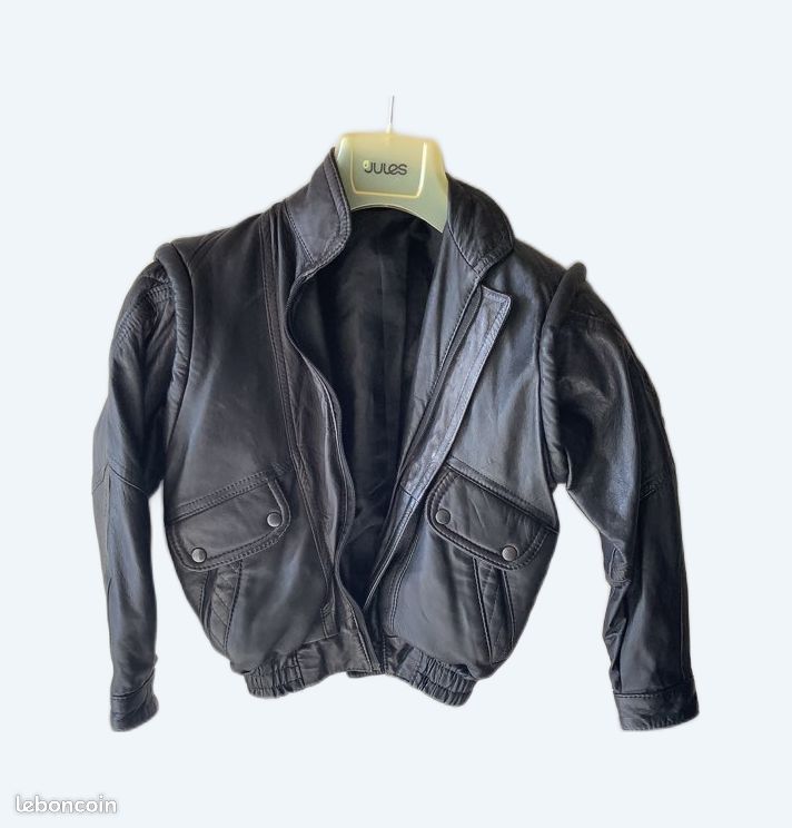 Blouson cuir enfant 6-8 ans Vêtements