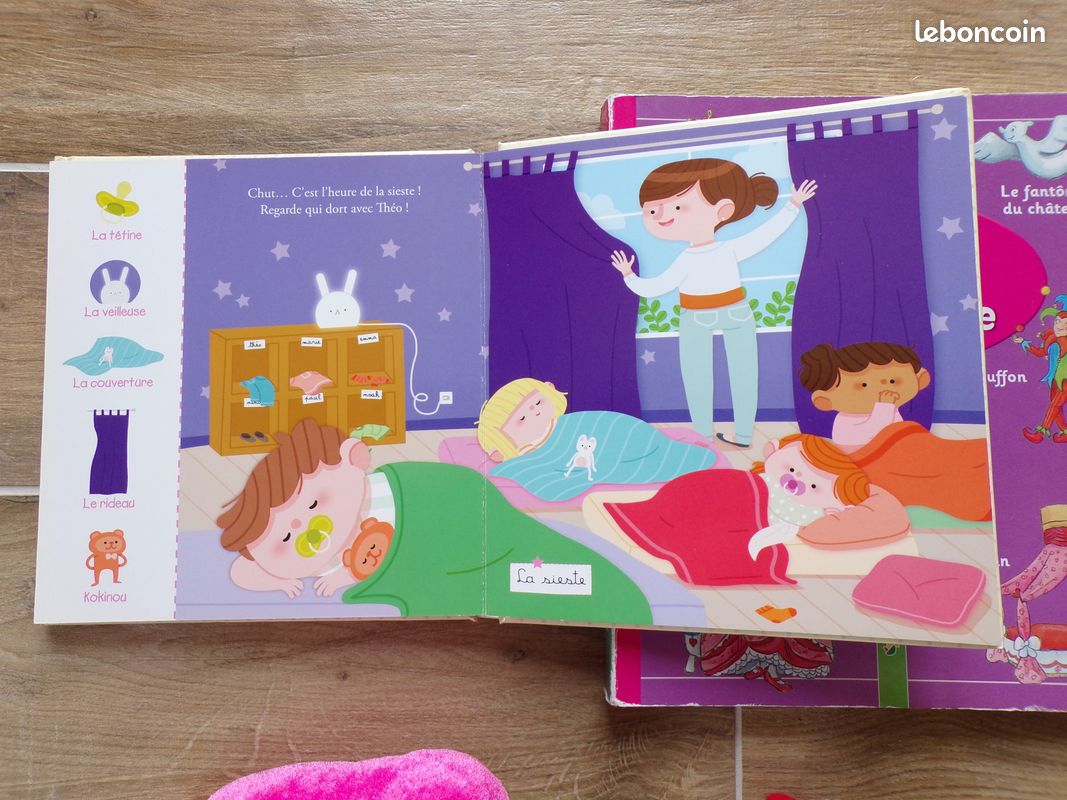 Lot de 2 livres premier âge - jeunes enfants et 2 peluches (image 7)