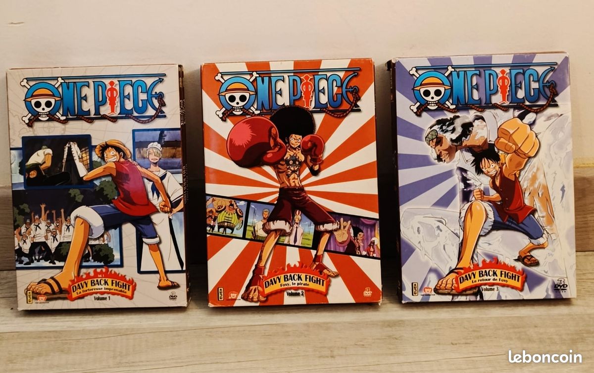 Lot 3 Coffrets DVD One Piece - Arc Davy Back Fight (image 1)