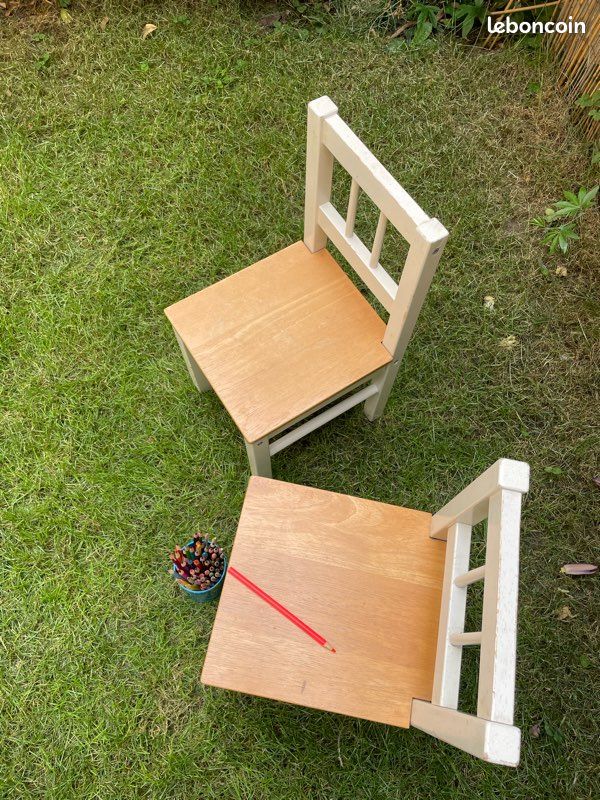 Donne lot de 2 petites chaises IKEA Gulliver (réf. 16170) – Reims (image 3)