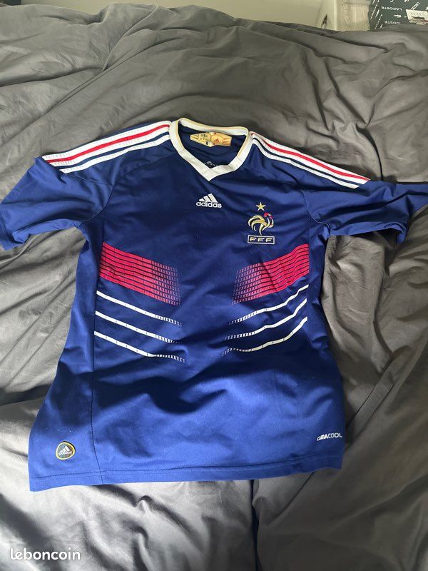 Maillot Domicile équipe De France 2010-11 – Taille S, état Correct