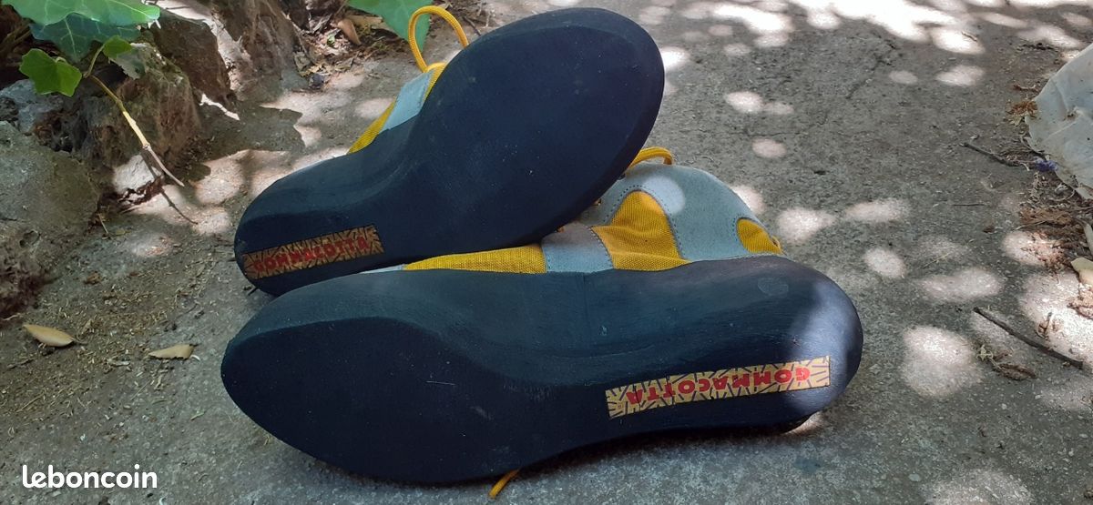 Chaussons D'escalade SCARPA Asolo Vintage - Taille UK 7 - Bleu - Fabriqués En Italie