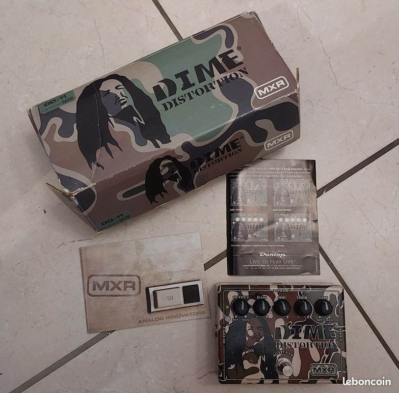 Pédale MXR DD11 Dime Distortion – Signature Dimebag Darrell – Full Set (image 1)