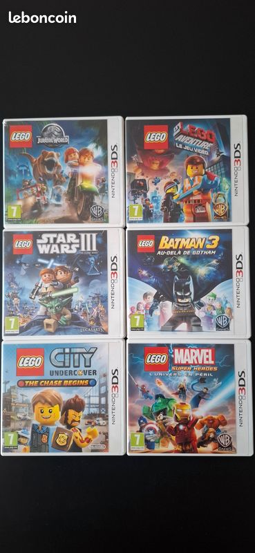 Vends 6 jeux 3DS Nitendo (image 1)
