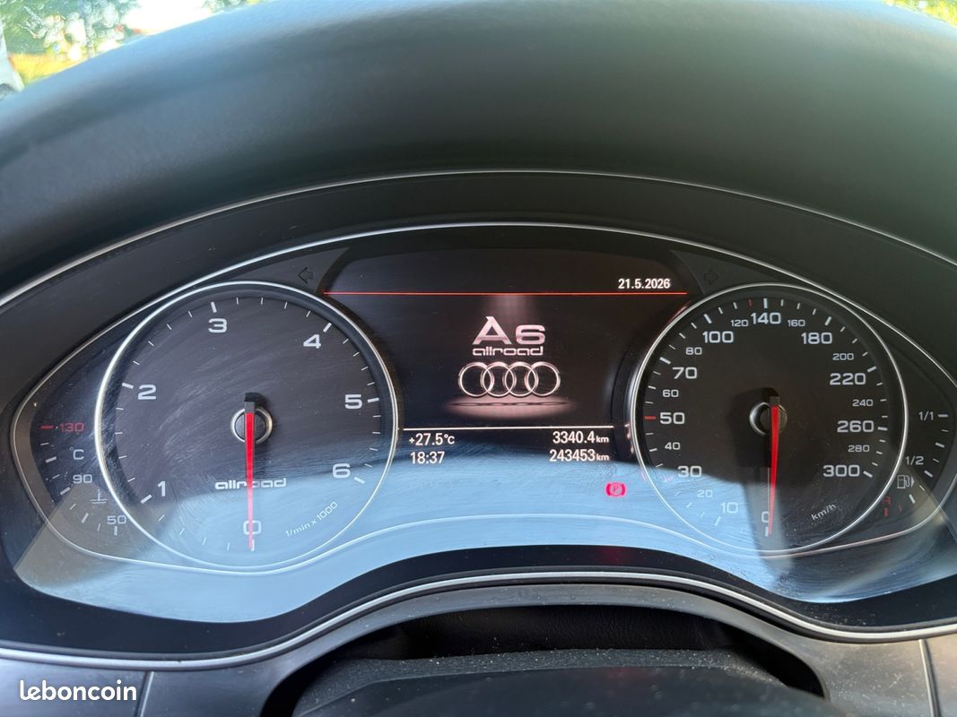 AUDI A6 AVANT 3.0TDI ALLROAD QUATTRO S TRONIC 245Ch toit ouvrant Garantie 12 mois (image 10)