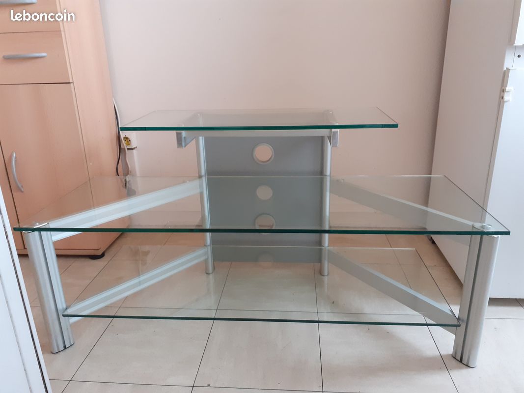 Meuble TV en verre (image 1)