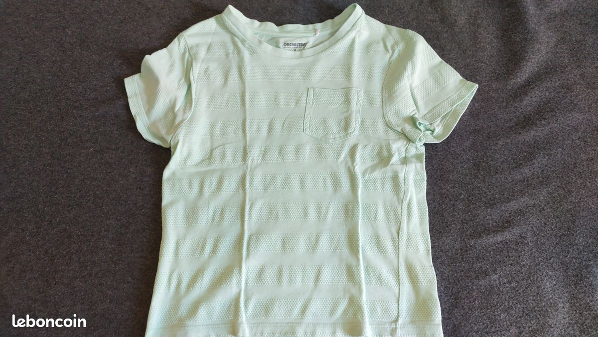 Lot 5 t-shirts garçon 8 ans (lot19) (image 10)