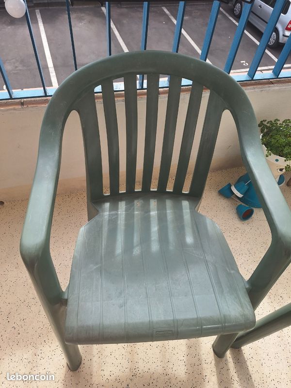 Lot de 3 chaises de jardin (image 3)