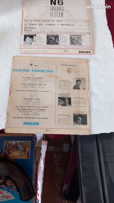 2 Journaux ici paris 1978 plus poster plus 2 disques 45T CLAUDE FRANÇOIS (image 17)