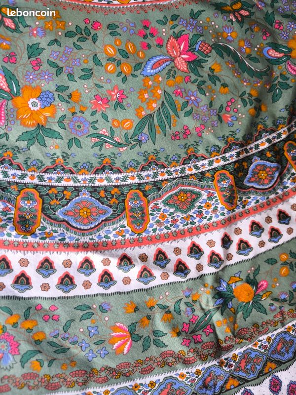 Jolie nappe ronde motif provençal Cigalade (image 3)