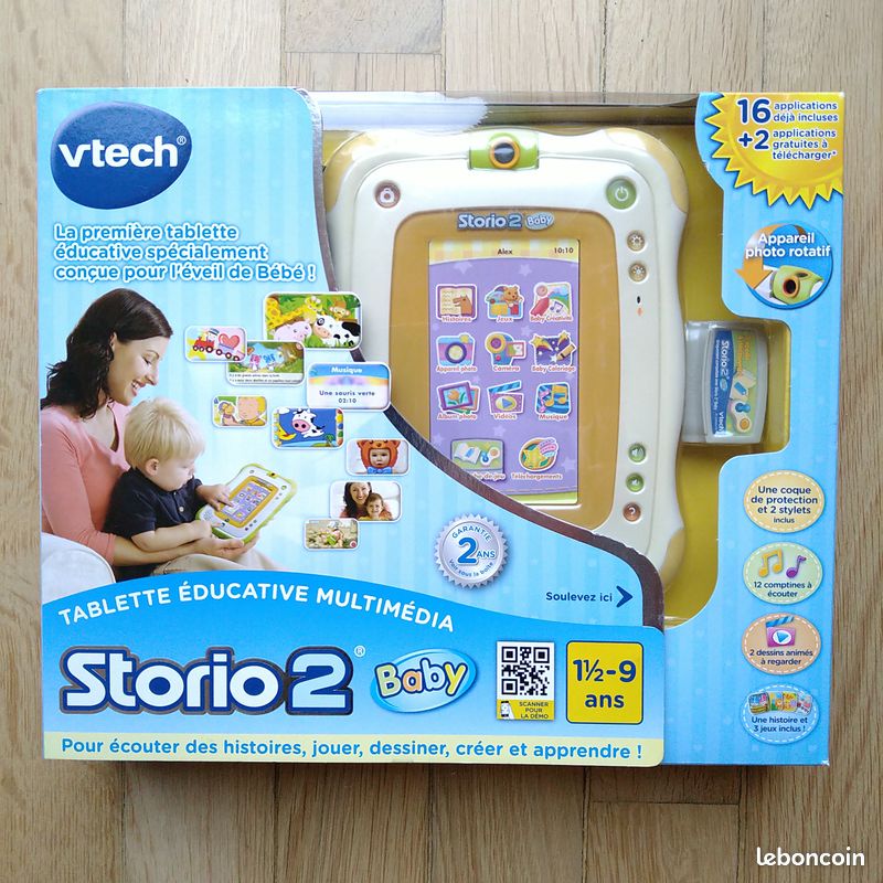 Tablette éducative VTech Storio 2 – Avec 3 Jeux – Pour Enfants De 3 à 9 Ans