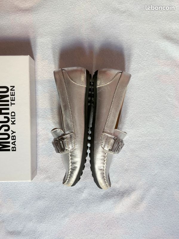 Mocassins Moschino, argenté, fille p.30 (image 3)