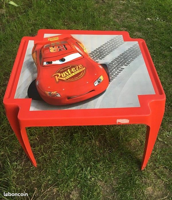 Table de jardin enfant disney cars (image 1)