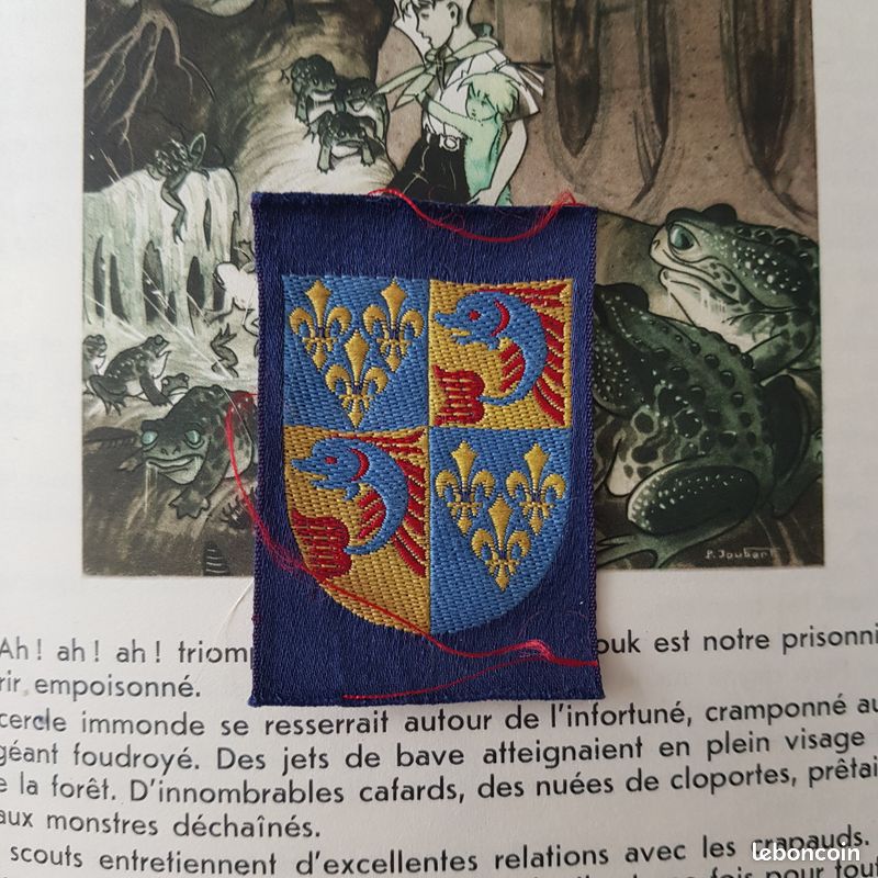 Fanion ancien de la SUÈDE Scandinavie - vintage