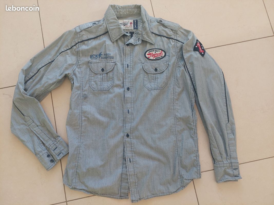 Chemise Kaporal Homme Blanche - Taille M, Occasion Très Bon état