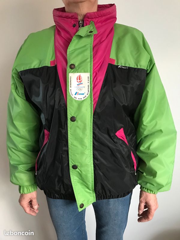 Veste Kway jeux Olympiques Alberville 92 L - Vêtements
