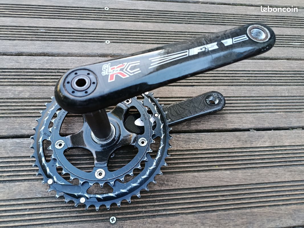 Pédalier FSA Carbone 170mm - Pour Boîtier De Pédalier ISIS - Avec Plateau 144 BCD - Léger Et Rapide - Neuf
