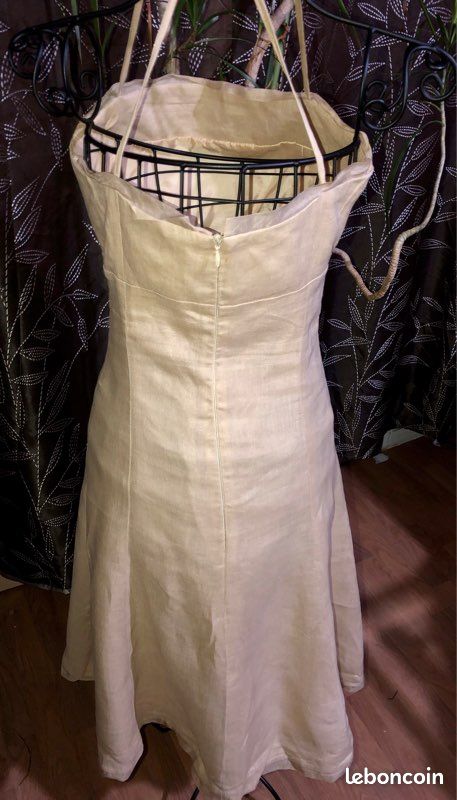Robe et veste beige taille 36 (image 2)