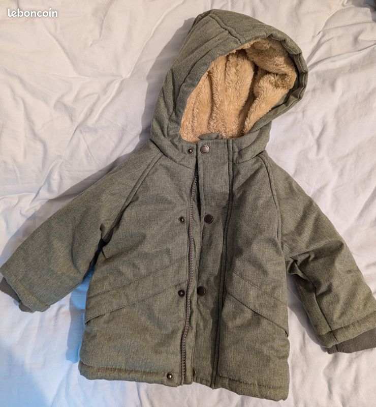 Beau manteau Vertbaudet comme neuf 6-9 mois (image 1)