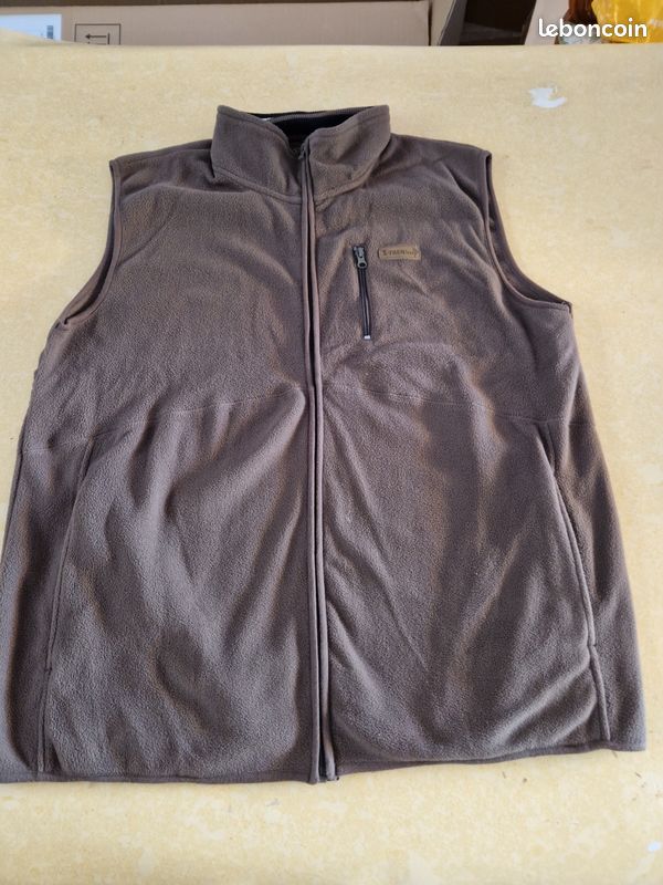 Amazon Gilet Militaire Mode Gilet Molletonné Marron Kaki Vêtements