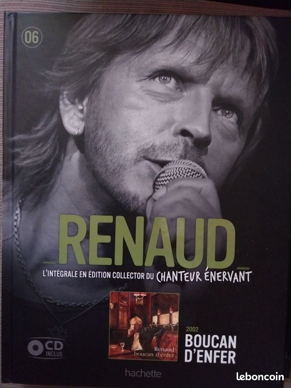 Lot 11 livres + CD Renaud l'intégral édition collector du chanteur énervant (image 7)