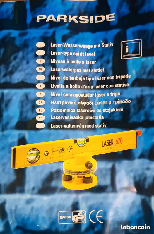 Niveau à bulle à laser (image 1)