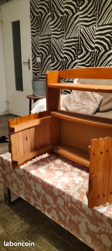 Étagère murale avec 2port en bois (image 5)