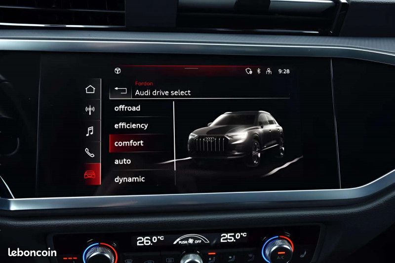 Audi Q3 35 TFSI 150 DESIGN S TRONIC 7 ATTELAGE AUTO / PACK HIVER+ / CARPLAY ANDROID AUT (image 10)