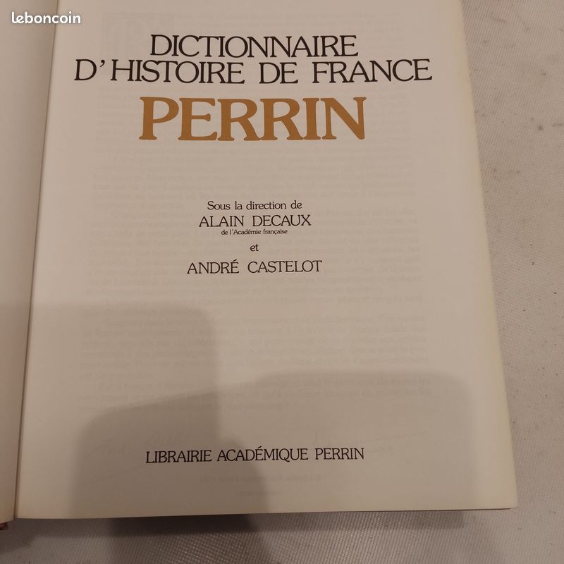 Dictionnaire d'histoire defrance (image 2)
