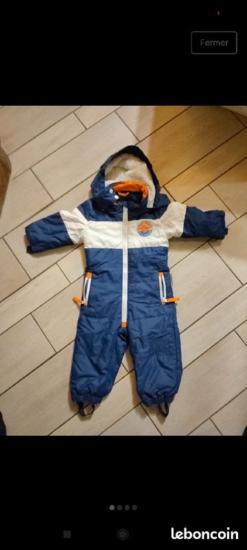 Combinaison ski + gants (image 1)