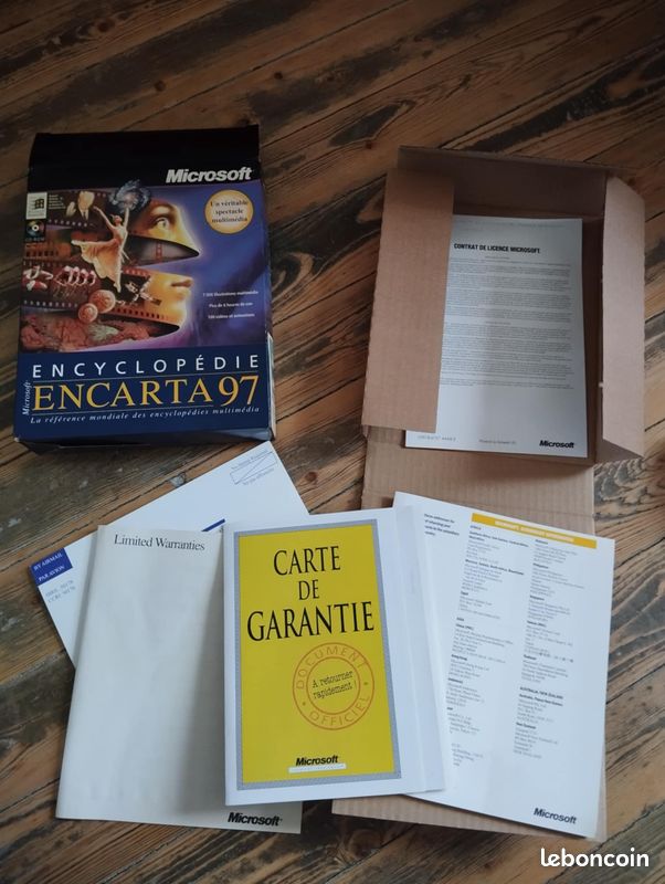 Jeu PC/MAC Musique Encyclopédie Vivante En 3D Big Box FR - Bon état Réflexion