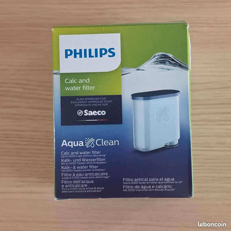 Filtre à eau Philips SAECO Aqua Clean CA6903/10 pour espresso machine à café (image 1)