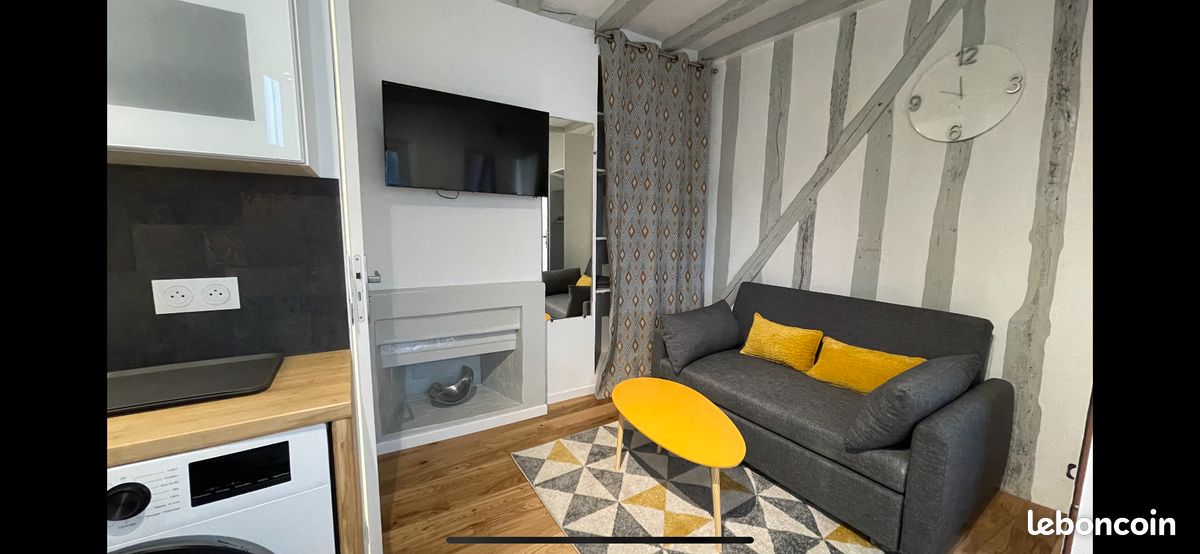 Appartement 1 pièce 15 m² · à Tours · 15 m² · 450 €/mois