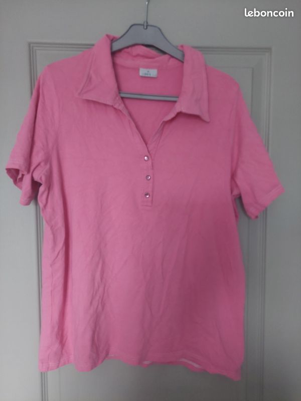 Polo femme rose neuf xl M&S mode (image 1)
