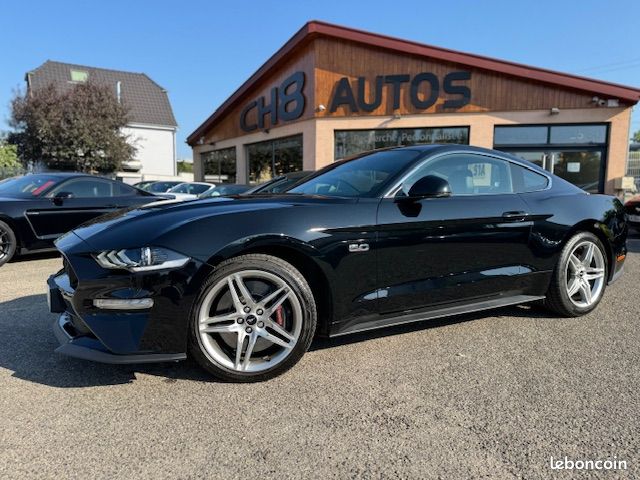 Ford mustang v8 5.0 gt fastback phase 450ch noir pack premium navigation carplay * dispo et visible sur notre parc* 43900 eur (image 2)