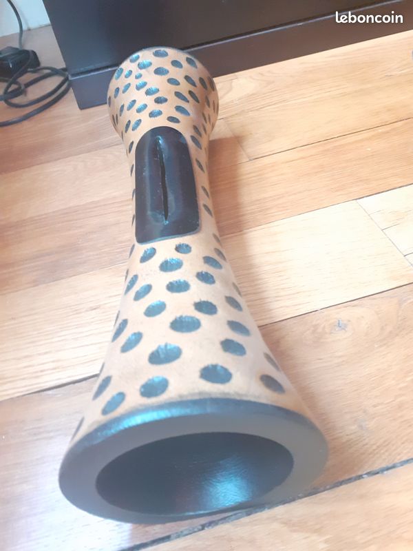 Enceinte en bois Mangobeat 35cm - Idée cadeau parfaite (image 2)