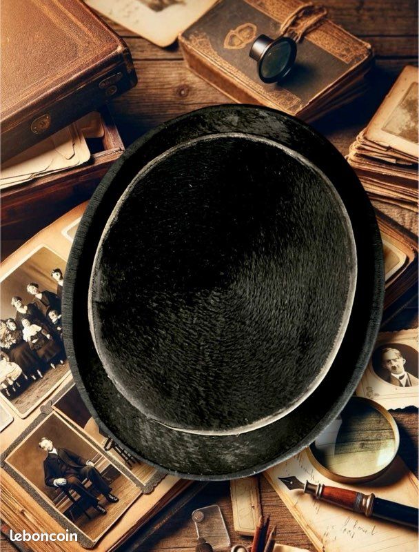 Xuanxi Chapeau Haut-de-Forme Fedora Victorien Vintage - Style Magicien Polyvalent
