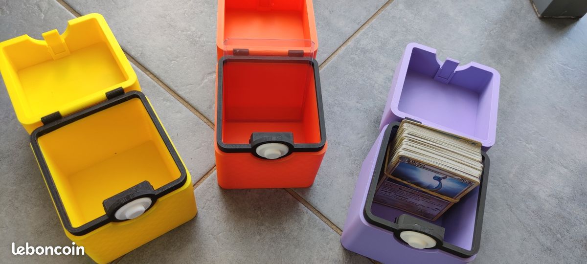 ​🔥 [ULTRA-CAPACITÉ] Set de 3 Deckbox Pokémon – Design Collector & Multi-usage ⚡😈 (image 7)