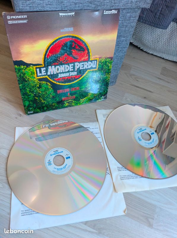 Laserdisc Jurassic Park - Version PAL - Bon état - Collection Cinéma